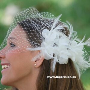 TOCADO DE NOVIA LA PARISIEN