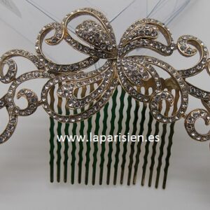 PEINETA BISUTERÍA DORADA LA PARISIEN