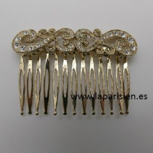 PEINETA BISUTERÍA DORADA LA PARISIEN