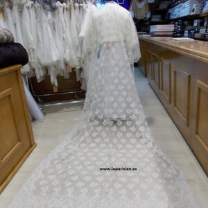 Mantilla de novia corta
