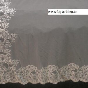 Mantilla lisa con cenefa Zaragoza