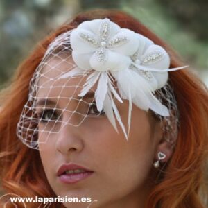 TOCADO DE NOVIA LA PARISIEN