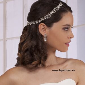 CINTA CRISTAL PLATEADA LA PARISIEN