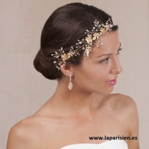 CINTA CRISTAL DORADA LA PARISIEN