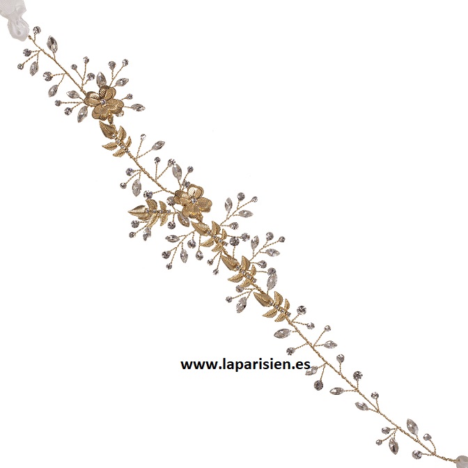 CINTA CRISTAL DORADA LA PARISIEN