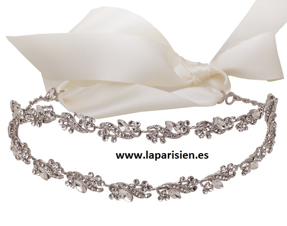 CINTA CRISTAL PLATEADA LA PARISIEN