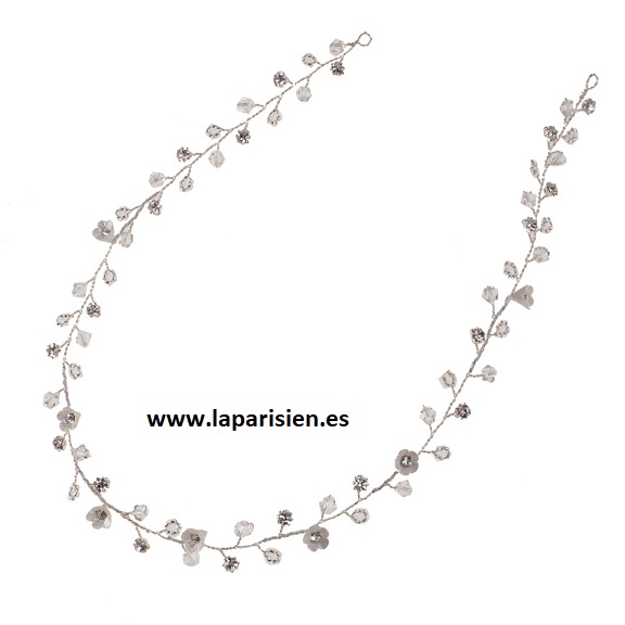 CINTA CRISTAL PLATEADA LA PARISIEN