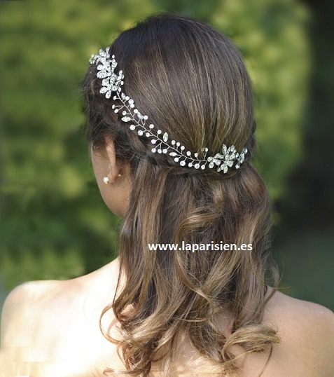 CINTA CRISTAL PLATEADA LA PARISIEN