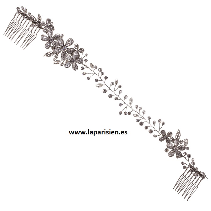 CINTA CRISTAL PLATEADA LA PARISIEN