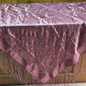 Mantón ADAMASCADO SEDA Y RAYON