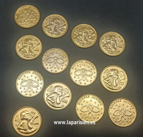 ARRAS PARA BODA BISUTERÍA EN DORADO LA PARISIEN