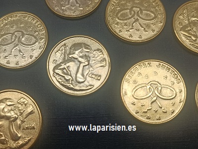 ARRAS PARA BODA BISUTERÍA EN DORADO LA PARISIEN