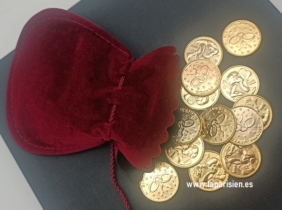 ARRAS PARA BODA BISUTERÍA EN DORADO LA PARISIEN