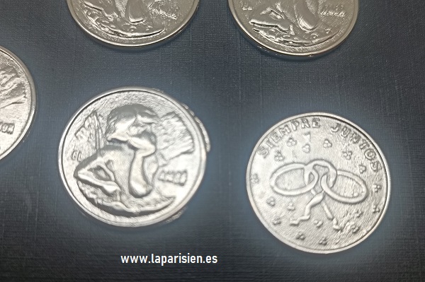 ARRAS DE BODA BISUTERÍA PLATEADA LA PARISIEN