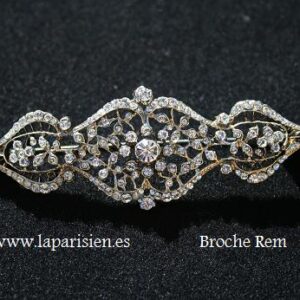 BROCHE DE PLATA. BROCHE REM LA PARISIEN