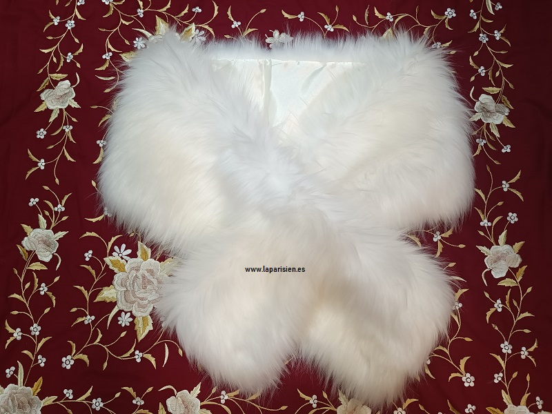 ESTOLA DE NOVIA PIEL SINTÉTICA LA PARISIEN