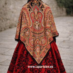 Mantón Cien Colores de Lana 160x160 cm