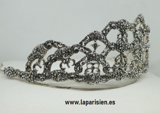 TIARA DE PLATA MODELO MAYA LA PARISIEN
