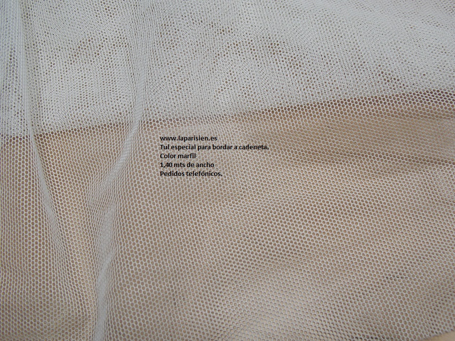 TUL PARA BORDAR BOBINÉS LA PARISIEN