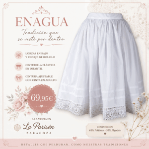 Enagua tradicional básica.